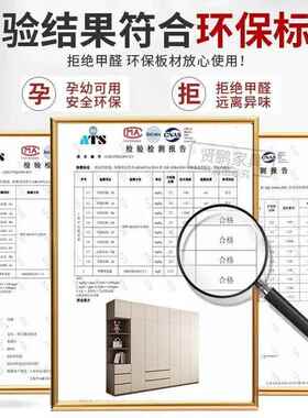 实木衣柜体家用卧室儿童组合整柜子结耐64424实租用出房加厚储物