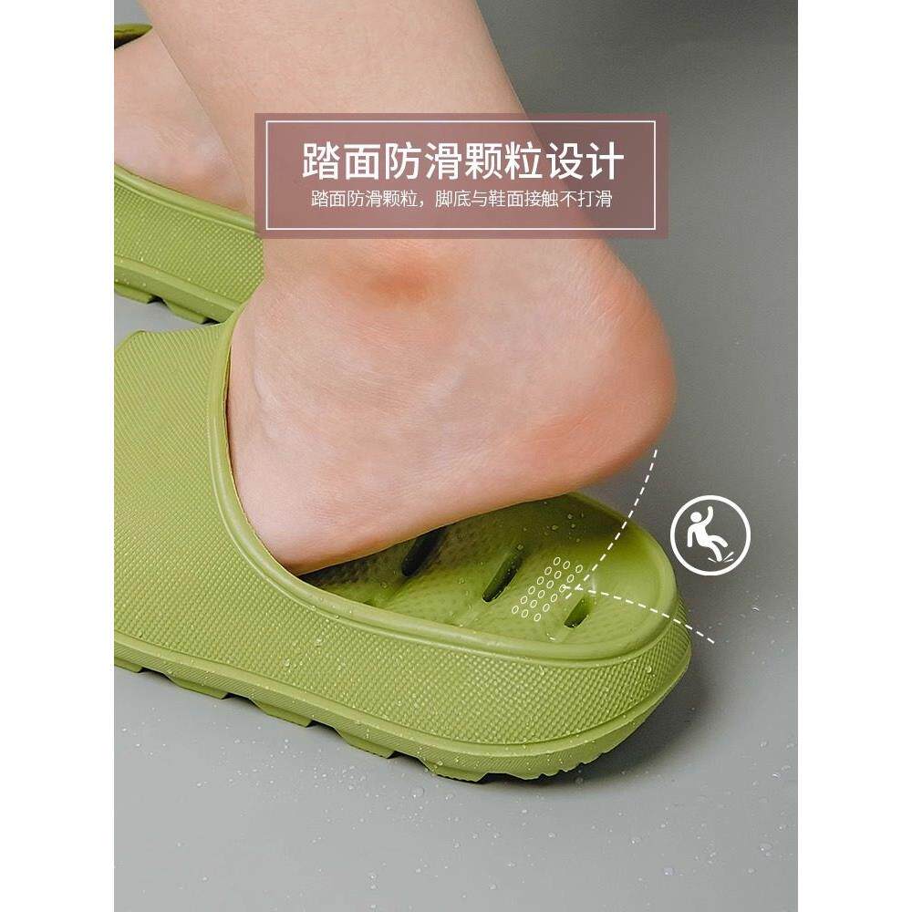 拖鞋镂空漏水洗澡浴室室防滑专用凉拖鞋内家居女踩屎感男士卫生间
