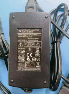 润新水处理控制阀福佳24V1.5A开关电源适配器F74 F75 F77稳压器