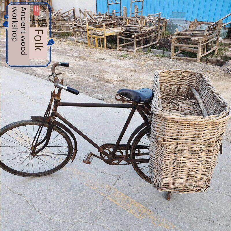 老式的28条自行车旧物品80年代个人收藏品农舍怀旧装饰装饰品