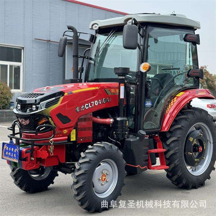 常力四驱耕地机504/704大底盘犁地旋耕播种中型农用四轮拖拉机