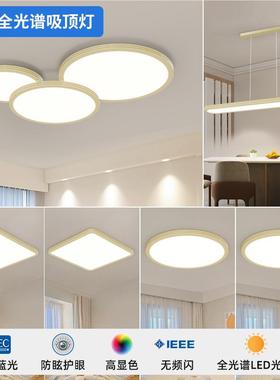 全光谱护d眼le吸顶灯北欧客卧室灯全屋餐组17541合套广东中山灯厅