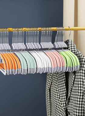 小管家36cm灰底鸭头衣架家用挂衣防滑无痕干湿两用衣架儿童衣裳撑