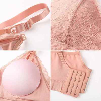 buckle cross Pregnant nursing feeding bra bra lace