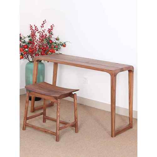 专业古琴桌凳实木古琴桌琴桌书桌一体专用桌子抄经桌椅老榆木榫卯