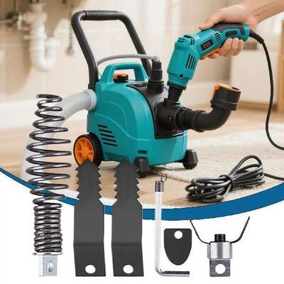 Drain Auger Drill Attachment Pipe Dredge Cutter Head Set