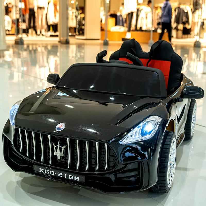 高档人婴儿车童电动四轮宝宝玩具汽车可坐男女小孩遥控车电四驱童