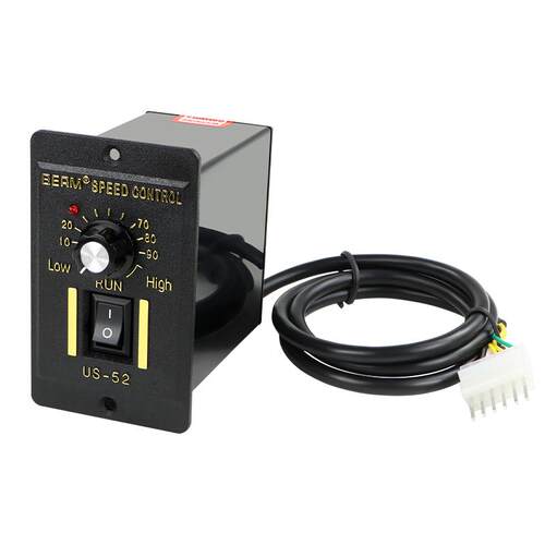 US-52交流电机调速器6W15W25W40W60W90W120W180W250W调速开关220V