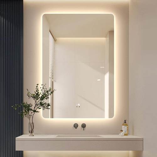 伯仑无浴室镜背光镜壁挂e399d智能生间化妆镜l灯镜卫防雾带灯镜框