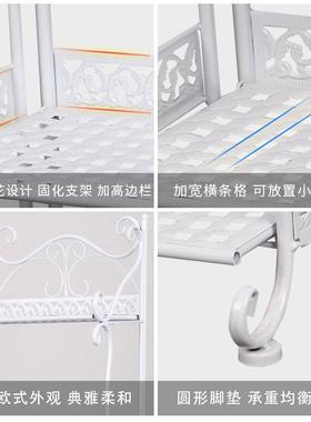 安装折叠置物室架落地浴卧室卫生间防63129水小铁架多层收纳免架