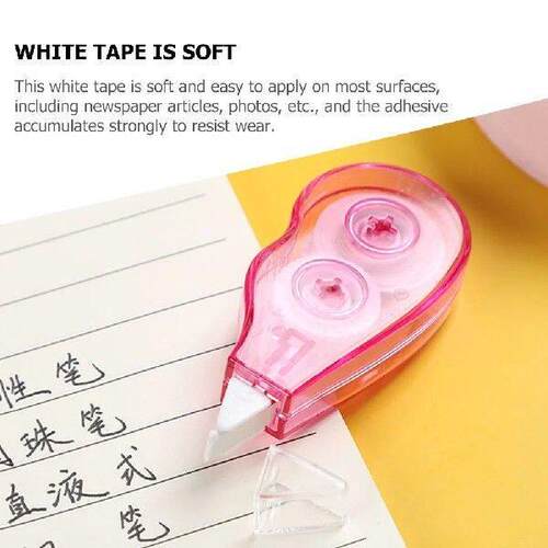 6pcs Correction Tape Stationery 12m Large Capacity Tape