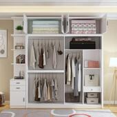 柜推拉衣柜卧约室mb718 家用现代简主卧滑门门储物收纳柜子移门衣