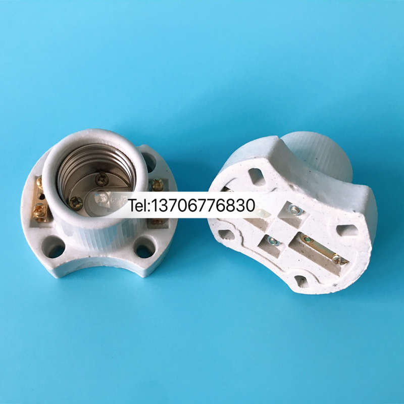 船用 E27灯座WB-2底座陶瓷螺口FE-26台灯泡螺旋灯口灯头 DT207