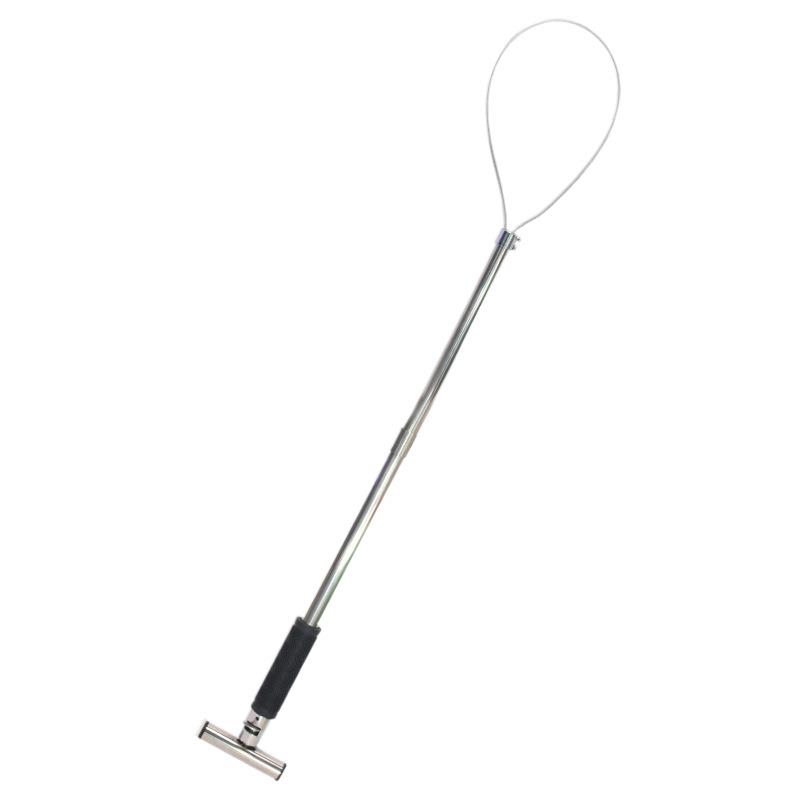 不锈钢伸缩式套猪器猪用保定器套猪绳抓猪神器套猪嘴分体套猪器