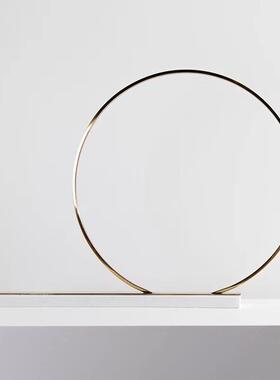 设计简约创意几何造型现代风格摆件轻奢样板房软装装饰桌面摆饰品