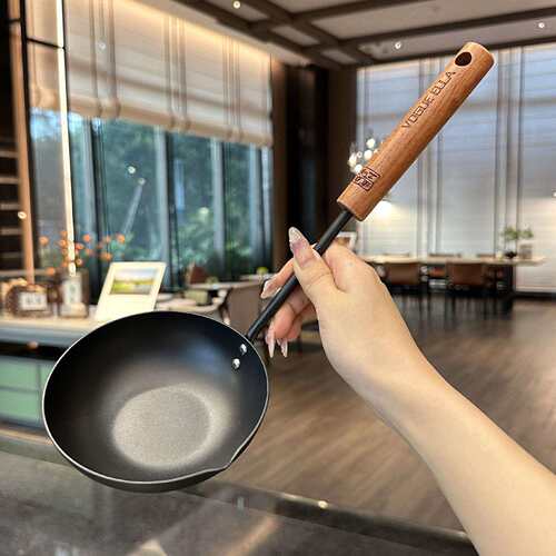 是锅又是勺！泼油小锅热油锅煎蛋饺锅长柄烧油淋油专用锅泼油神器