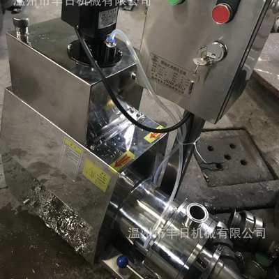 管线式高剪切单级乳化泵不锈钢液水粉混合器均质分散泵 304材质
