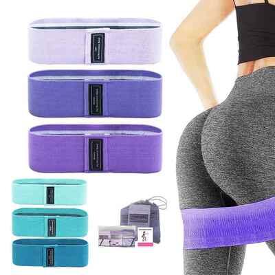 Fabric Resistance Elastic Booty Bands Squat glute workout No