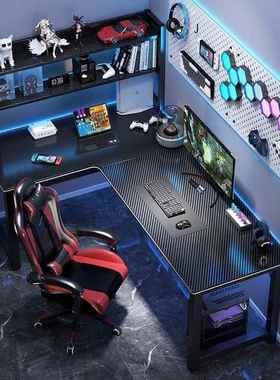 学家用经济转角电脑桌台式人电竞桌型IBL拐角书房习桌L子办双公桌