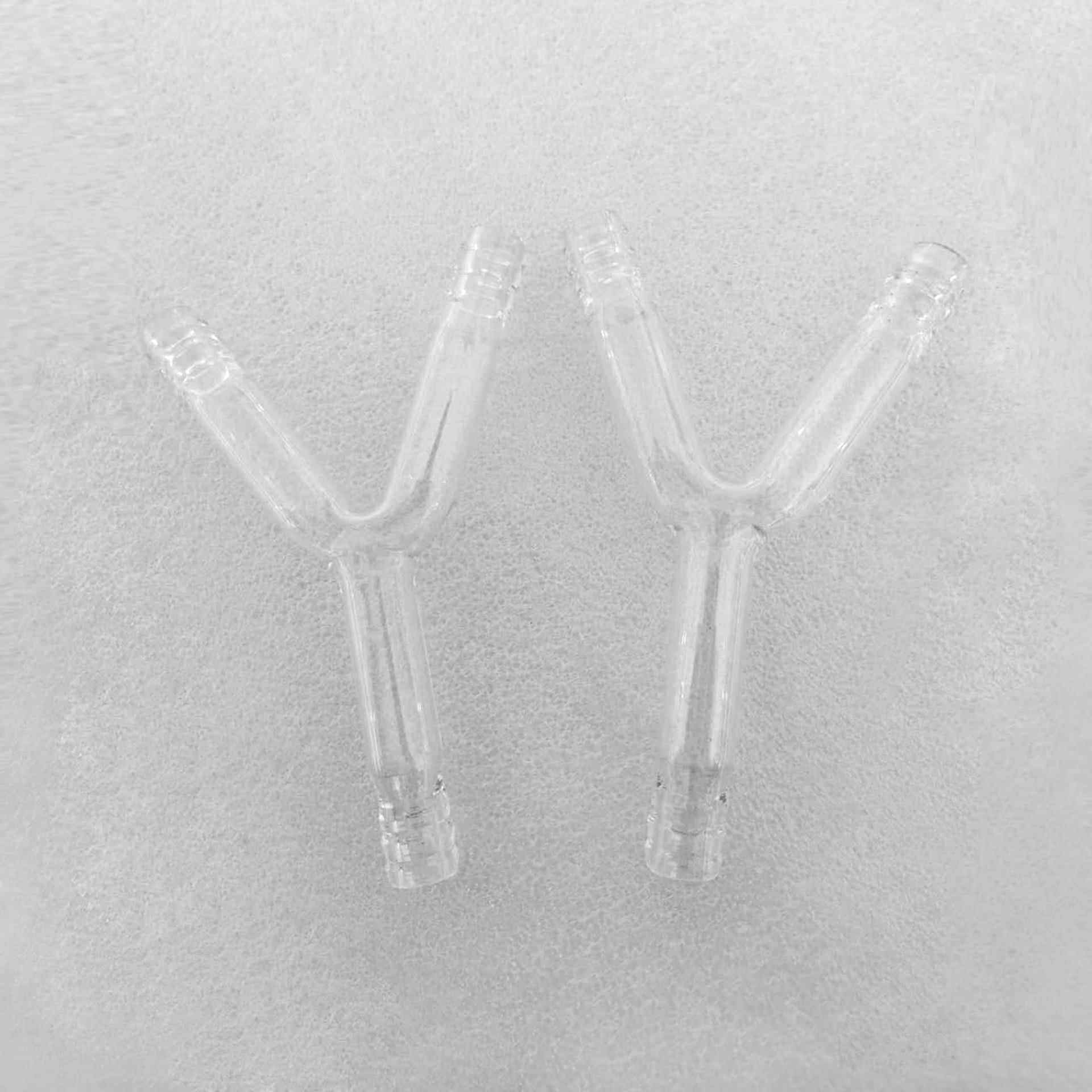 厂家供应蒸馏弯75度14,14,14玻璃三通标口三通接头