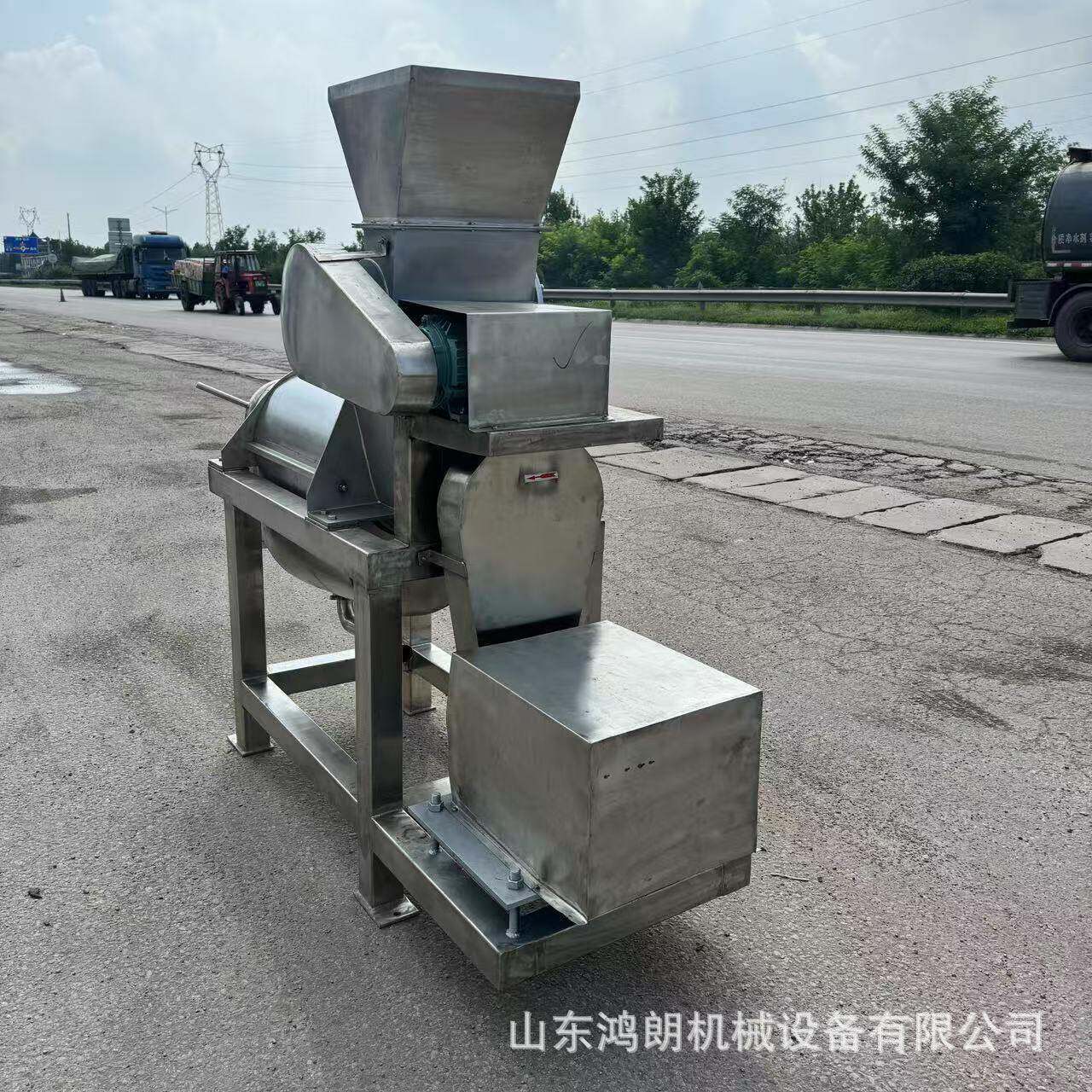 冬瓜胡萝卜挤压榨汁机 番茄酱压榨机 粉碎果蔬挤压榨汁机