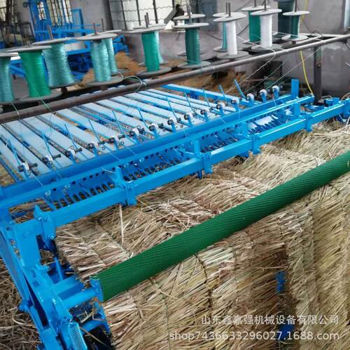 电动芦苇草帘机小型草毡子机芦苇麦草编织草席机