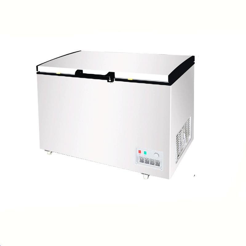 商用大容量卧式冰柜冰箱家用冷藏柜保鲜冷冻柜全铜管商用卧式速冻