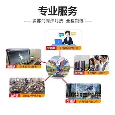 摆件鹿定制广场抽象校园景观户外不锈钢大型廊厂家架雕塑水景圆环
