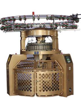 供应割圈绒大圆机编织粗针绒布单针针织机钩针全自动高产钩针编织