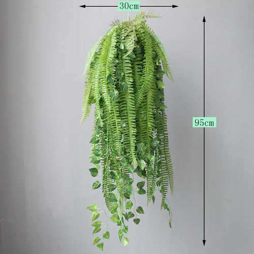 绿色青苔阳台吊植物代发棚顶吧台店铺可装饰垂假吊兰悬挂苔藓叶