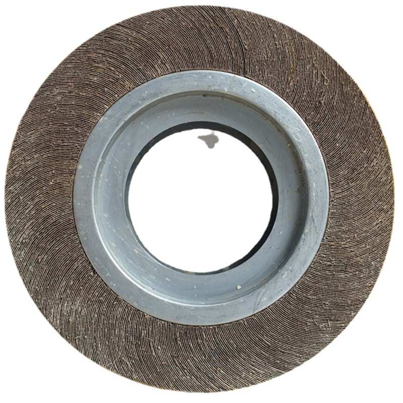 300*80抛光编组轮千叶轮/编花轮砂布千页轮卡盘叶轮抛光内壁打磨