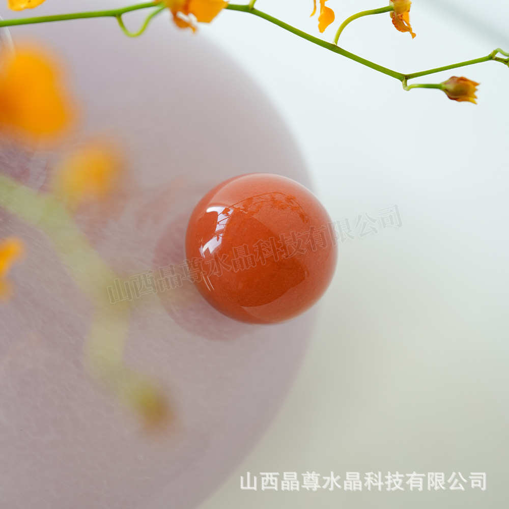 轻奢简约中古玻璃花瓶香薰室内彩色板装饰品间透明插花摆件高级感