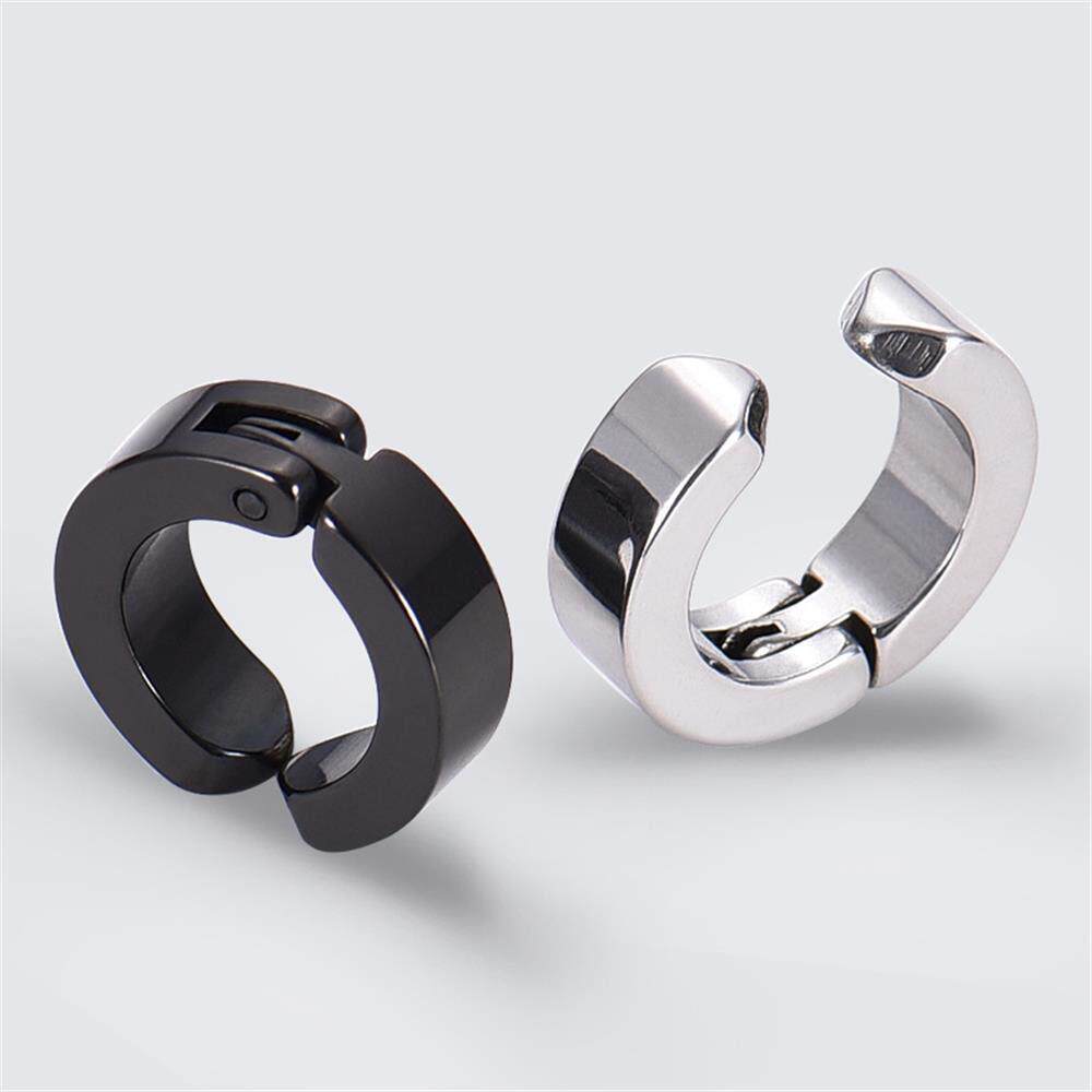 Non-Piercing Earrings Clip On Fake Men Women Ear Stud Cuff H