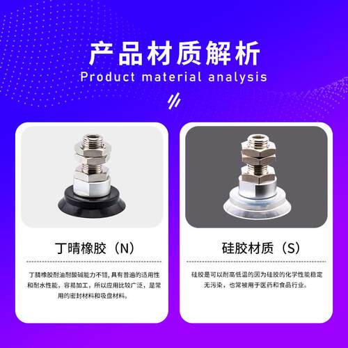 机械手ZPT-32/40/50/63/80/100/125H/HB-A14/A16重载真空吸盘金具
