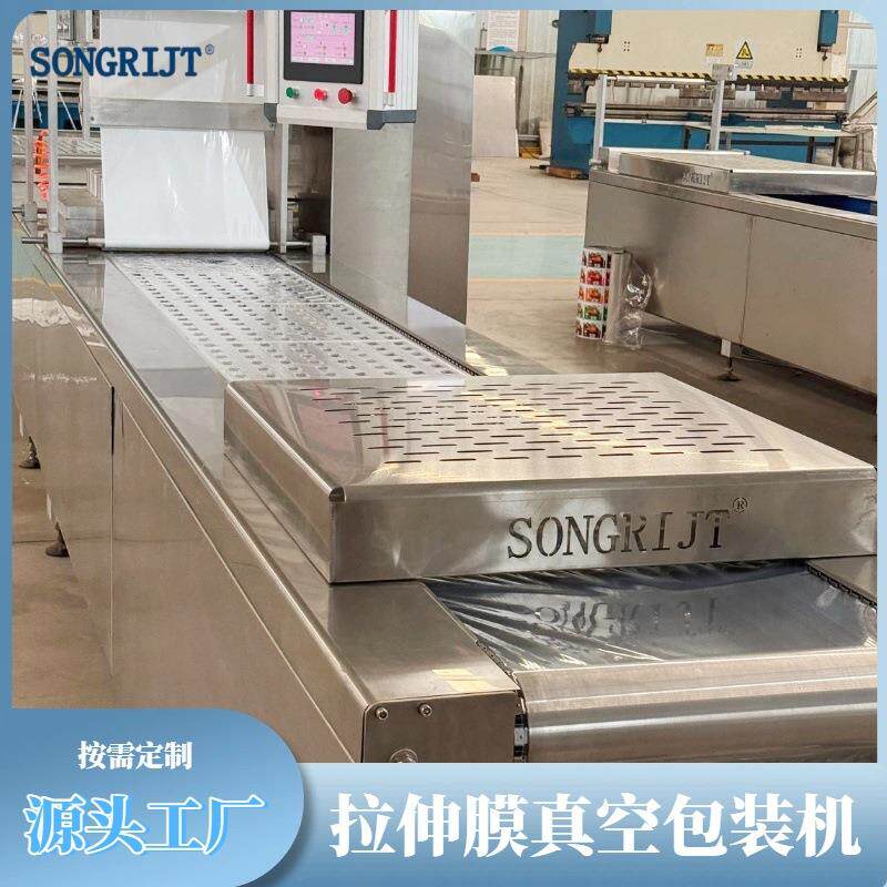 商用海参奶酪奶疙瘩四边封真空包装机罗非鱼鲽鱼拉伸膜真空机