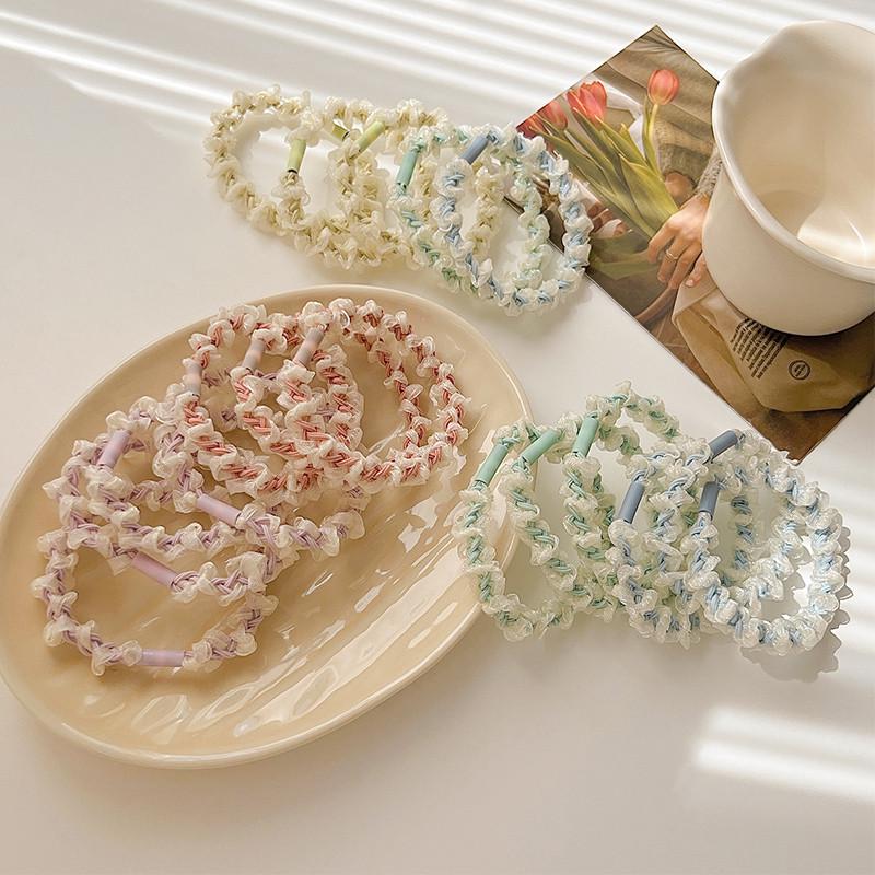 橡皮筋女扎头发绳春夏森系仙美高马尾发圈网红爆款皮套女头绳简约