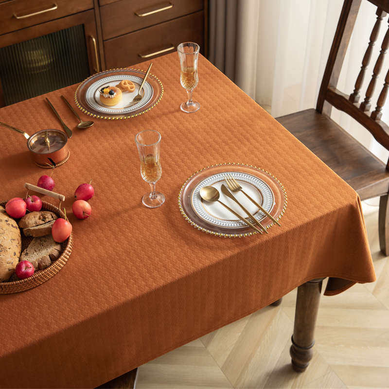 复古麦穗丝绒桌布高级氛围感纯色餐桌布田园茶几盖布长方形大台布,居家布艺,椅套/椅垫,淘宝优惠券,粉丝福利购,淘宝优惠卷
