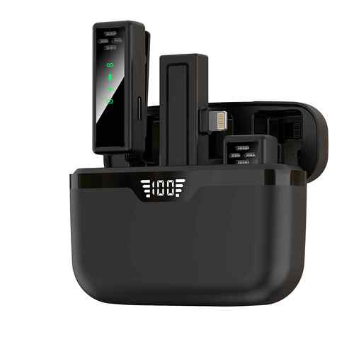 新款夹J8无线领麦克风一J800播拖二户外直采访视频收音降噪迷你话