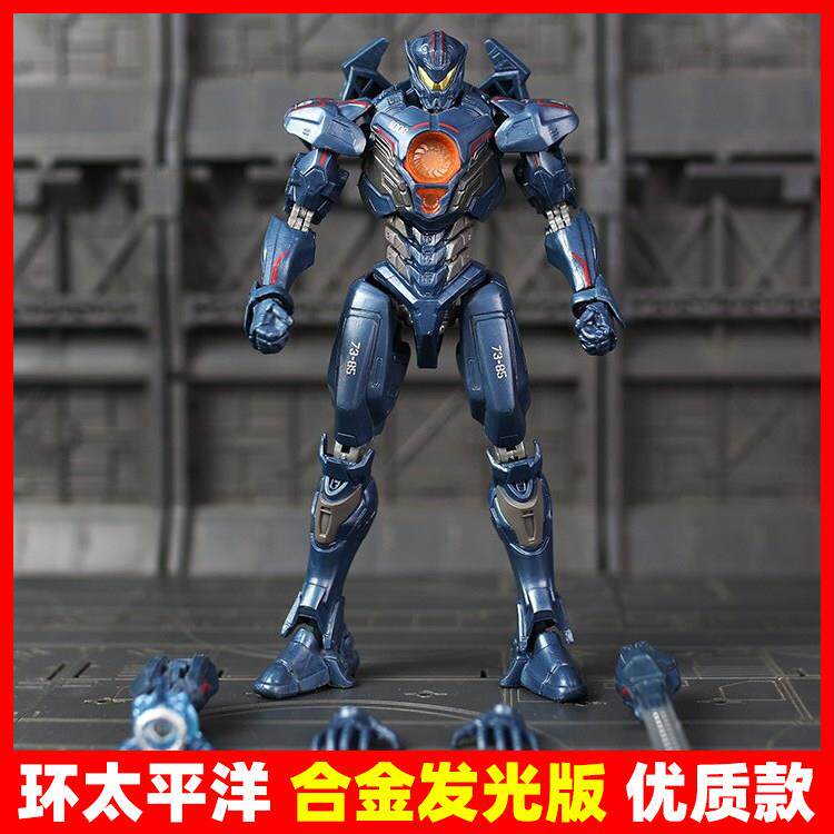 环太平洋机甲模型复仇流浪者手办机器人关节可动可发光雕像玩具周