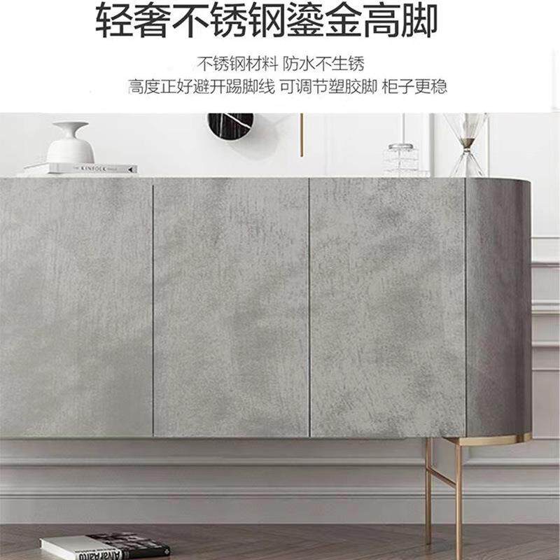 轻奢简约入户玄关柜现代意式餐边柜极简门厅装饰柜储物进门隔断柜