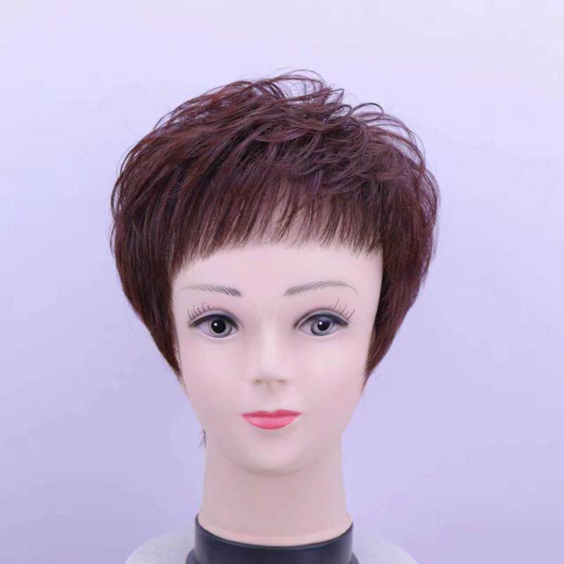 免打理女士假发生活短发超薄假发风格超轻假发 科技记忆发 还原丝
