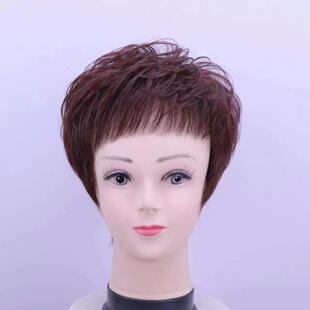 免打理女士假发生活短发超薄假发风格超轻假发 科技记忆发 还原丝