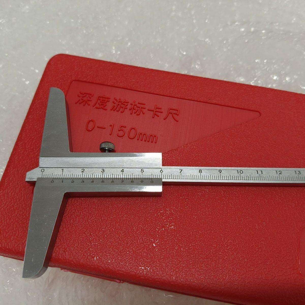 卡尺深度游标卡2尺工业高精度尺0-981500000级003mm