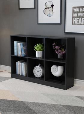 书柜书架由IPE合韩式落地具黑色储物柜玩柜矮柜组学生自书橱