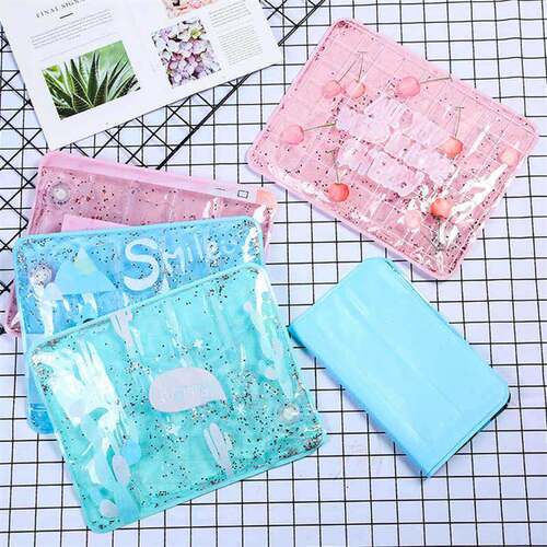 Summer Colorful Flowing Sand Ice Cushion, Student Seat Pad,