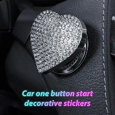 Engine Start Stop Button Decal Rhinestone Engine Start Stop