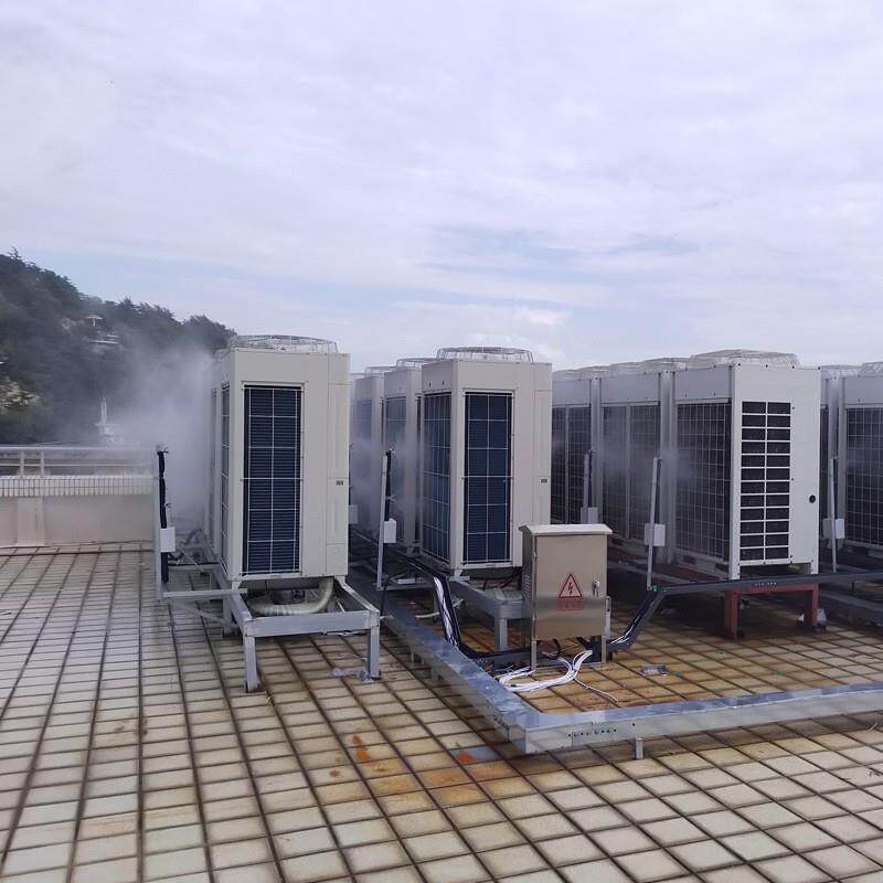 空调外机喷雾降温系统室外风机喷淋降温装置夏季散热车间冷却神器