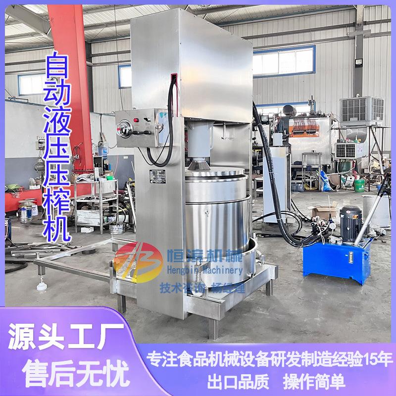生姜大葱快速榨汁机全自动果蔬榨汁机动物油渣过滤压榨机