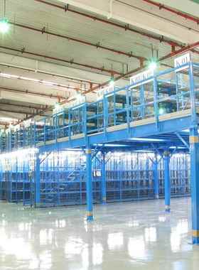 阁楼台货架搭拆建二层钢办结构SNQ重型仓库室内公室隔层平可卸铁