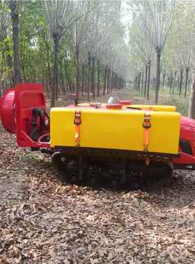 家智能遥控履带打农药机用果园自走柴式果树喷药机用油款打药LBGY